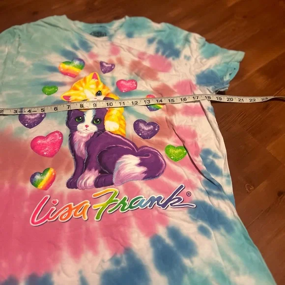 Lisa Frank Tie-Dye Cat T-Shirt - Picture 5 of 6